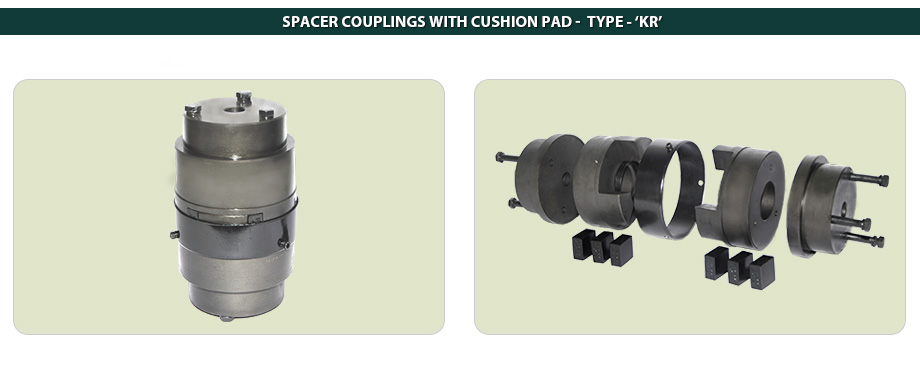 Spacer Couplings With Cushion Pad
